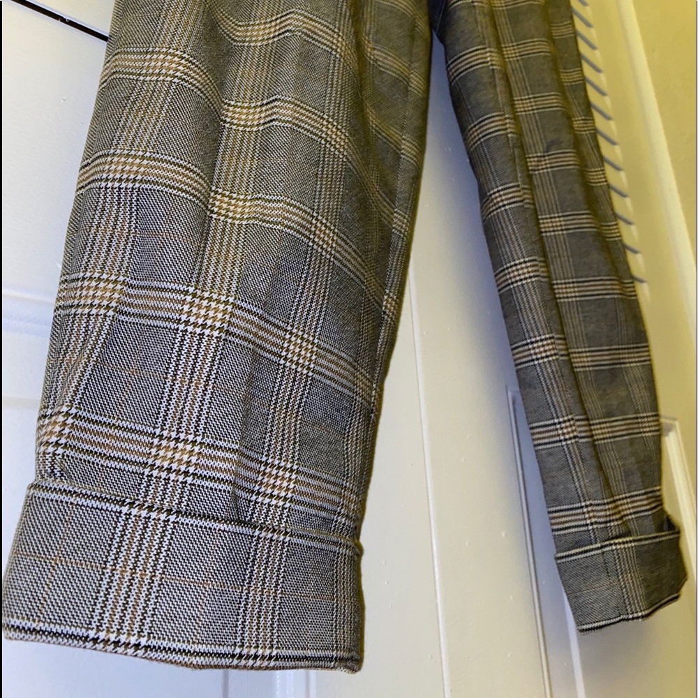 Plaid professional pants